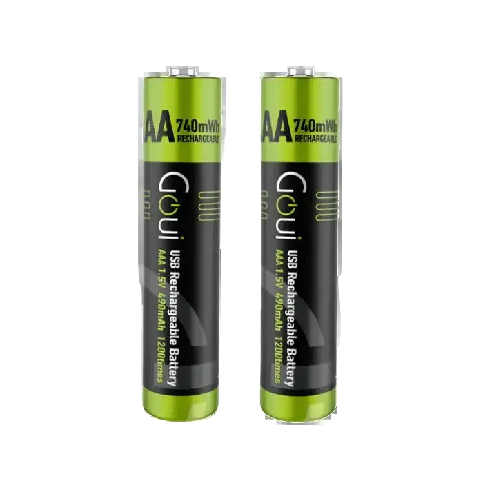 Goui Rechargeable AAA Battery (2Pcs) Black