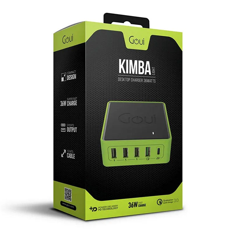 Goui KIMBA Lite 36W (5 Port PD Desktop Charger)-UK