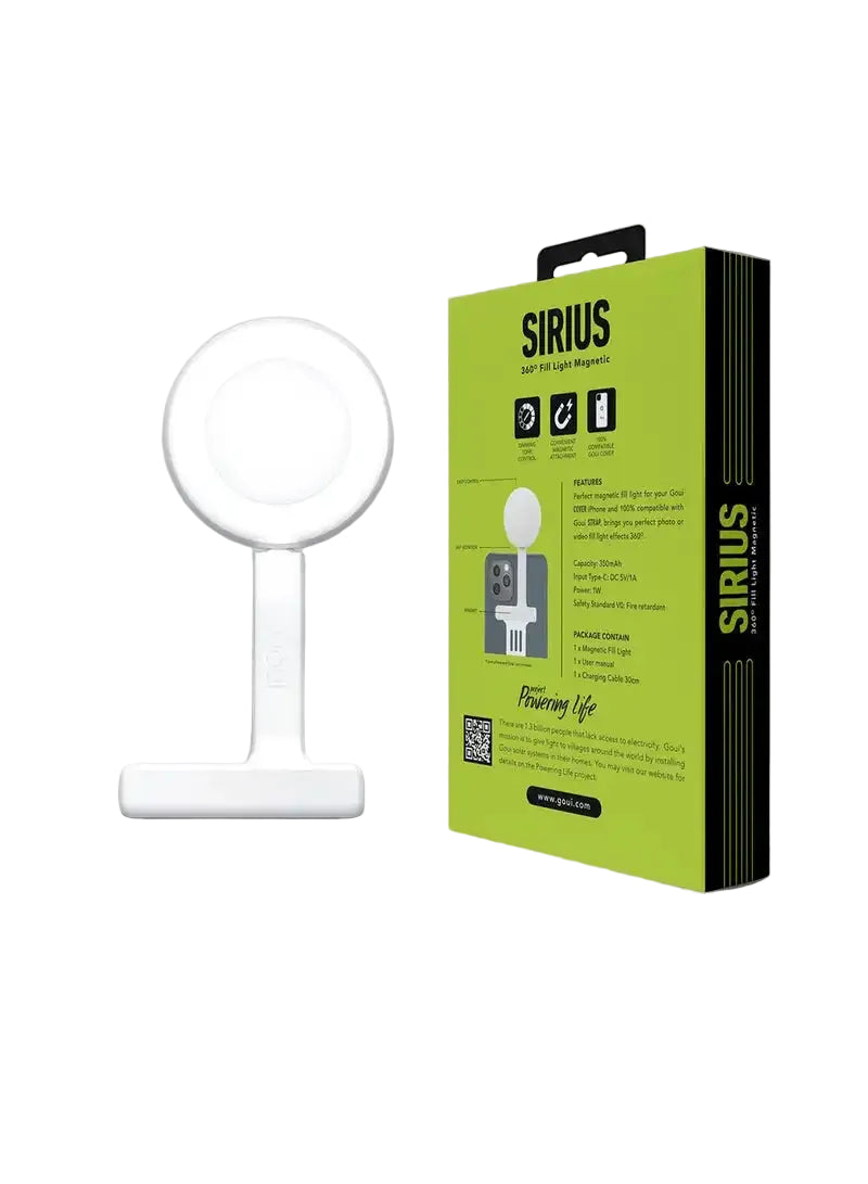 Goui SIRIUS Magnetic Fill Light Snow White