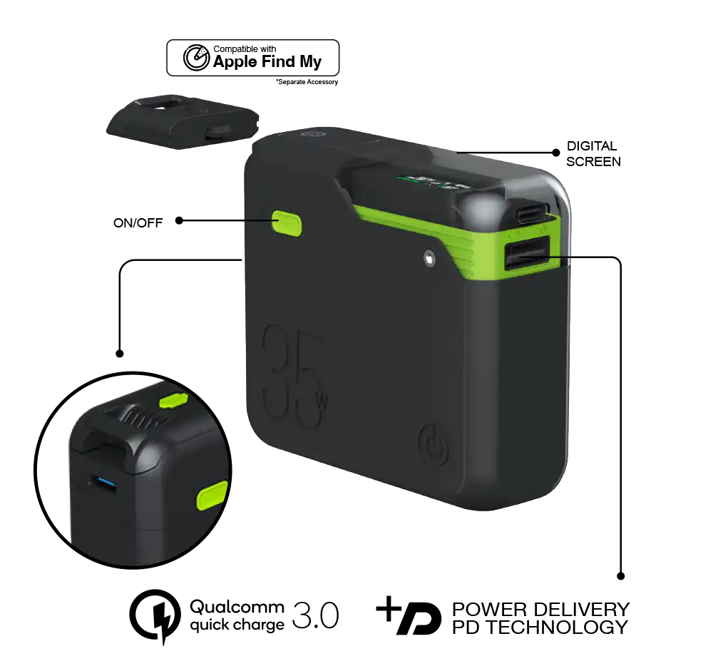 Goui TiTAN Power Bank 10,000mAh 35W