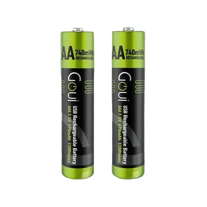 Goui Rechargeable AAA Battery (2Pcs) Black