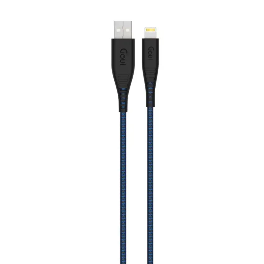 Goui FLEX 8 PIN USB Cable 1.5mtr Black/ DarkBlue