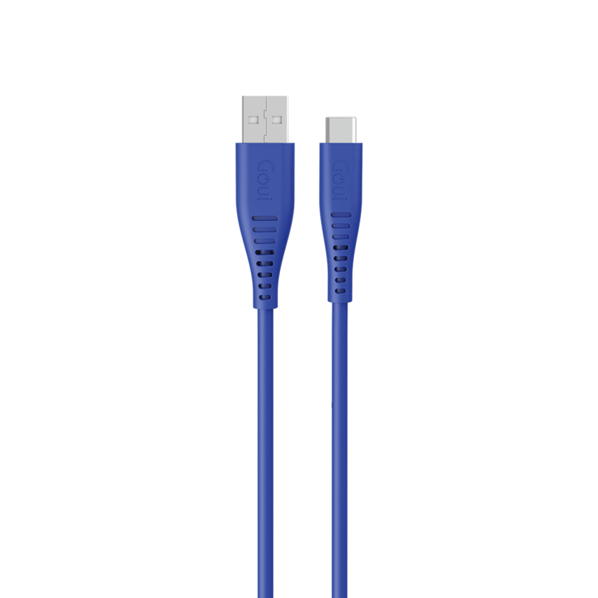 Goui Silicon Cable C-A - Blue, 1.5mts