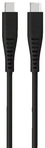 Silicon Cable C-C - Black, 1.5mts
