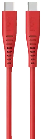 Silicon Cable C-C - Red, 1.5mts