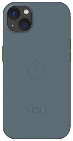 Magnetic Case iPhone 14 Plus 6.7 with magnetic Bars - Steel Grey
