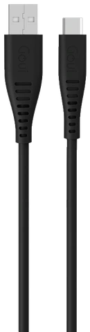 Silicon Cable C-A - Black, 1.5mts