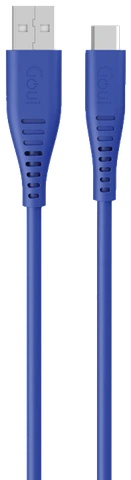 Silicon Cable C-A - Blue, 1.5mts