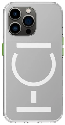 Magnetic Case iPhone 14 Pro Max 6.7 with magnetic Bars - Transparent